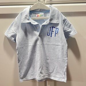 Little Boy Polo Monogrammed JPF